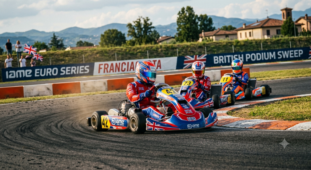 British Karting Drivers Shine at Franciacorta