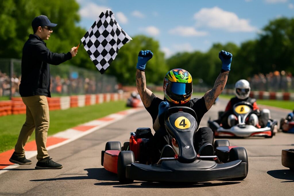 Casque de karting personnalisé pour la saison 2026