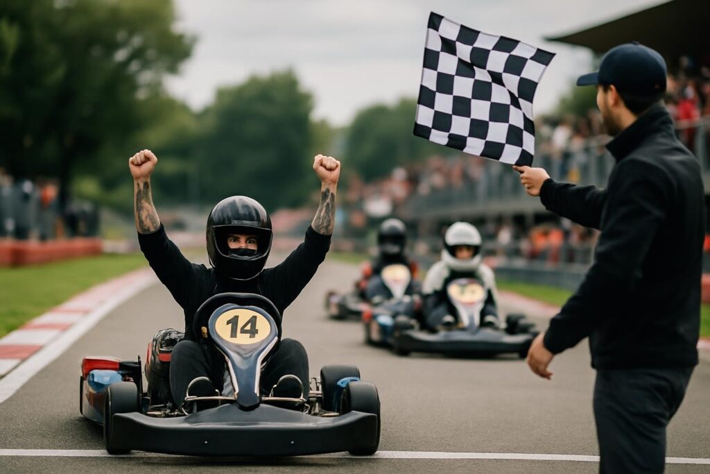 Pilotes de karting britanniques brillent en Italie