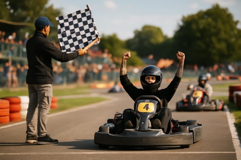 Vromant brille en karting à Saint-Amand et Soucy