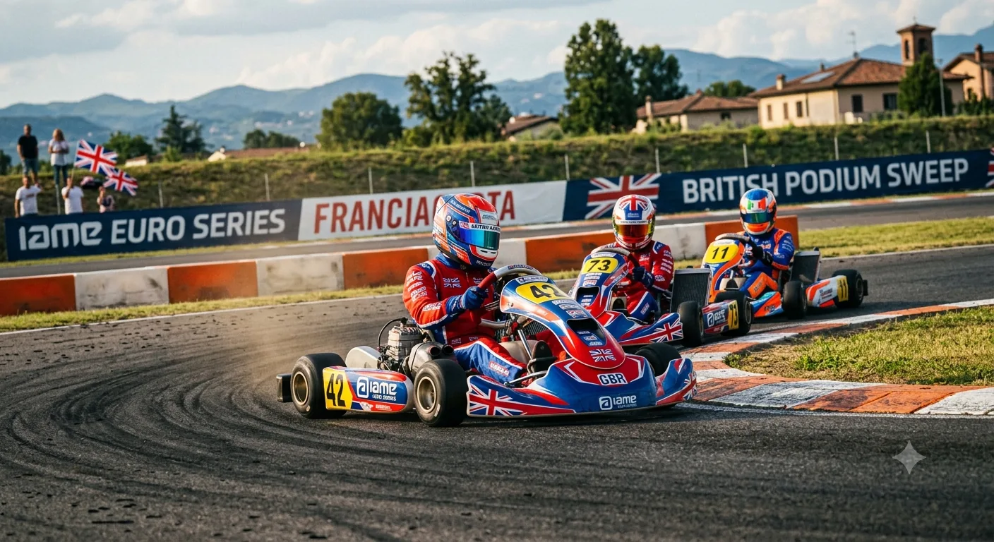 British Karting Drivers Shine at Franciacorta