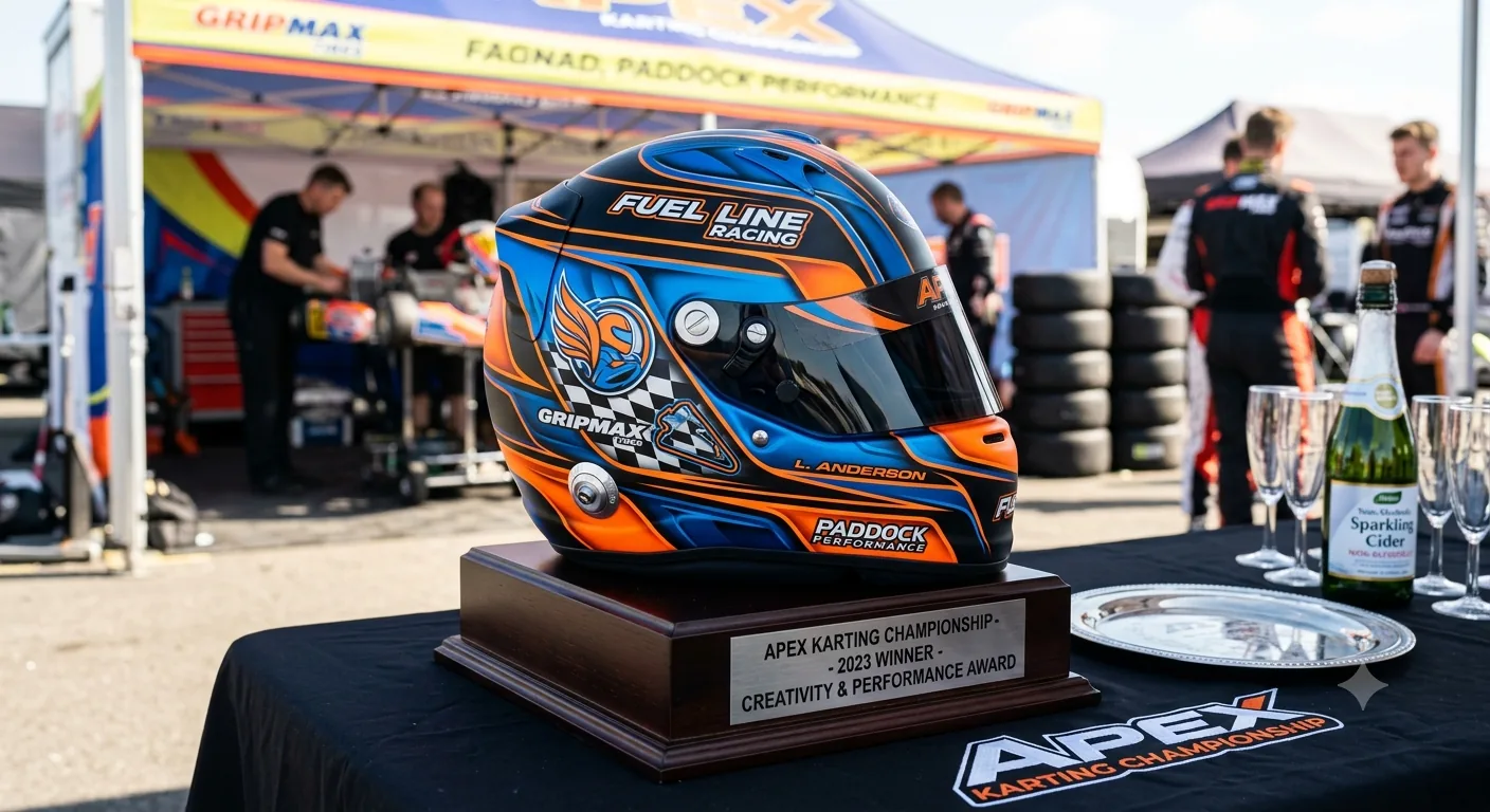 Custom Karting Helmet for the 2026 Season