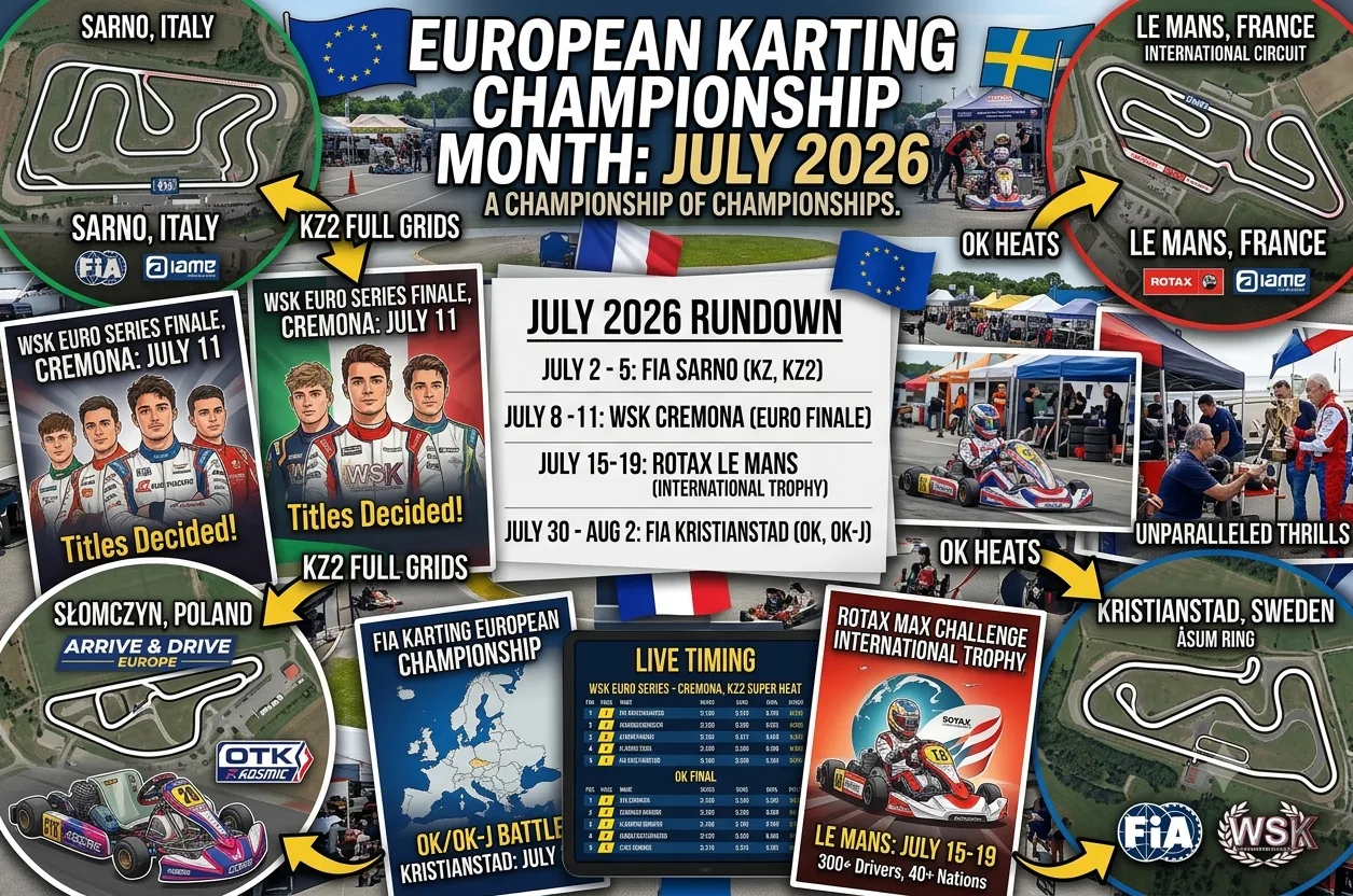 Karting Events July 11 to 12, 2026