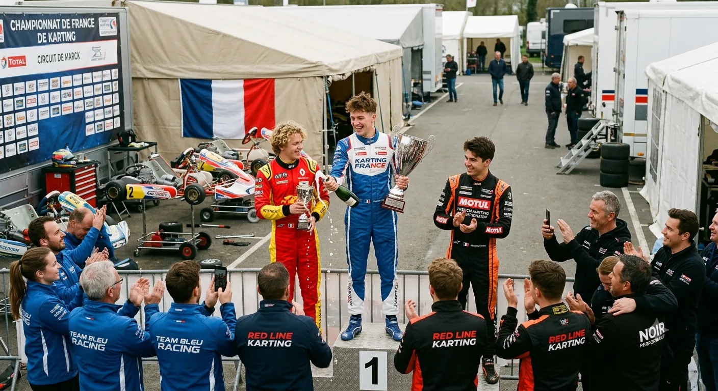 Vromant Shines in Karting at Saint-Amand and Soucy